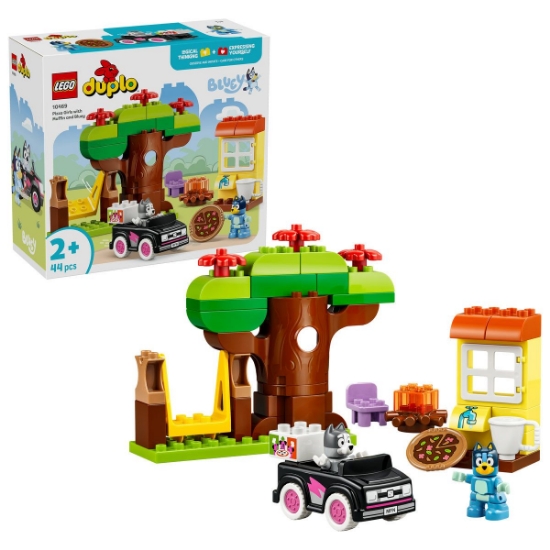 Imagine LEGO DUPLO MUFFIN SI BLUE FETELE CARE ADUC PIZZA 10469