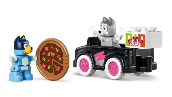 Imagine LEGO DUPLO MUFFIN SI BLUE FETELE CARE ADUC PIZZA 10469