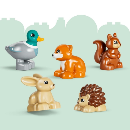 Imagine LEGO DUPLO PADUREA DESCOPERIRILOR CU ANIMALE SALBATICE 10480