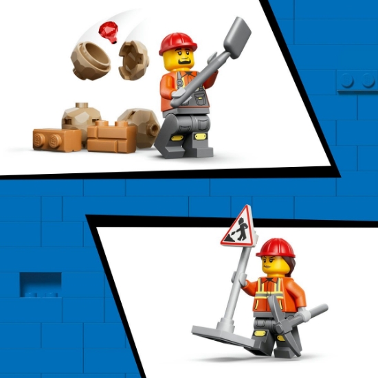 Imagine LEGO CITY BULDOEXCAVATOR GALBEN 60480