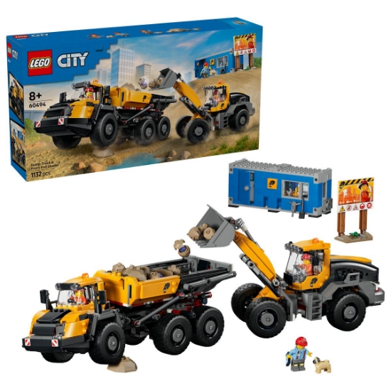 Imagine LEGO CITY CAMION BASCULANT SI INCARCATOR FRONTAL 60494