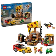Imagine LEGO CITY EXPERIENA LIVRARII DE PIZZA CU VEHICULE 60496
