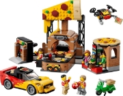Imagine LEGO CITY EXPERIENA LIVRARII DE PIZZA CU VEHICULE 60496