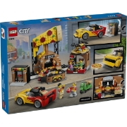 Imagine LEGO CITY EXPERIENA LIVRARII DE PIZZA CU VEHICULE 60496
