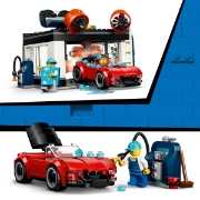 Imagine LEGO CITY SPALATORIE AUTO DRIVE THRU 60497