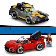 Imagine LEGO CITY SPALATORIE AUTO DRIVE THRU 60497