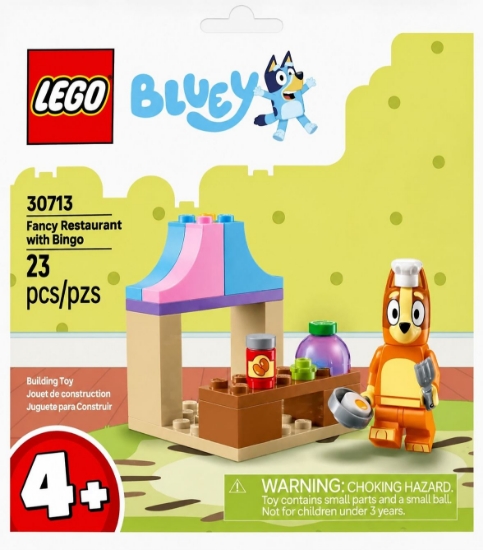 Imagine LEGO BLUEY RESTAURANT ELEGANT CU BINGO 30713