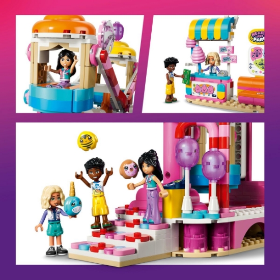 Imagine LEGO FRIENDS ROATA FERRIS CU BOMBOANE SI BRIOSE 42700