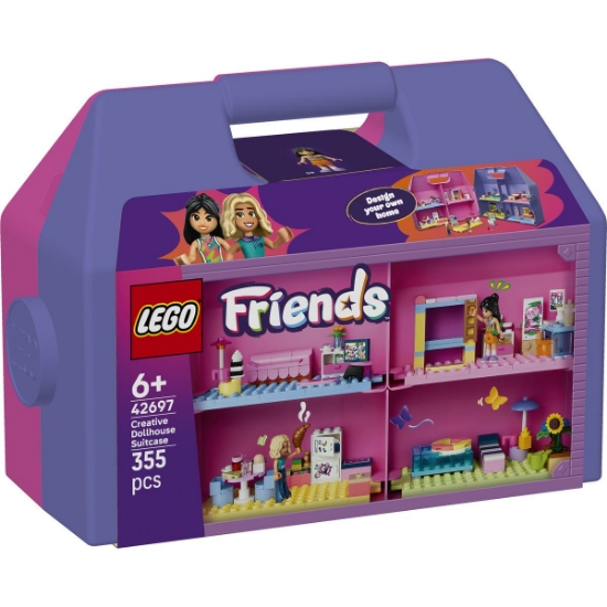 Imagine LEGO FRIENDS VALIZA CASUTA DE PAPUSI CREATIVA 42697
