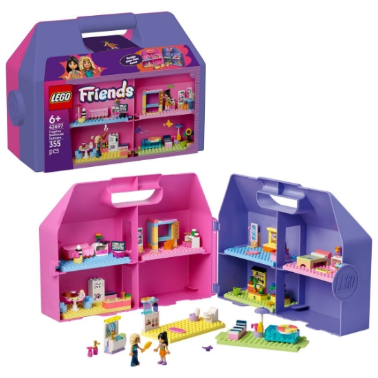 Imagine LEGO FRIENDS VALIZA CASUTA DE PAPUSI CREATIVA 42697