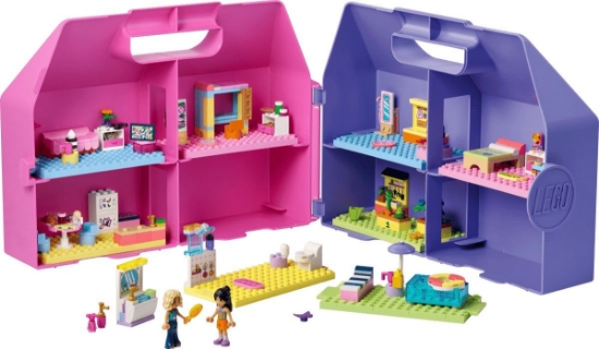 Imagine LEGO FRIENDS VALIZA CASUTA DE PAPUSI CREATIVA 42697