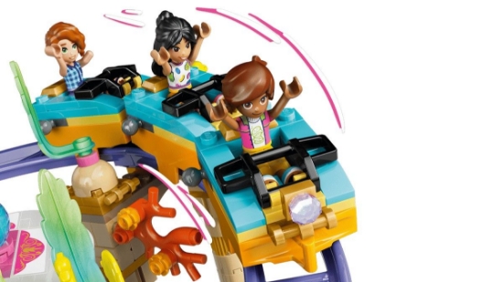 Imagine LEGO FRIENDS ROLLER COASTER CU SIRENE 42703