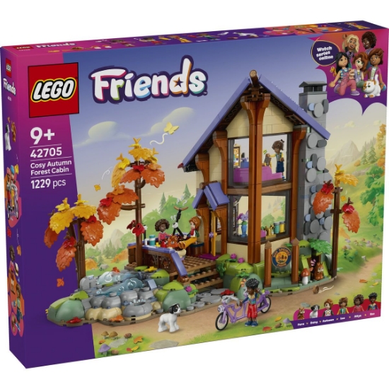 Imagine LEGO FRIENDS CABANA PRIMITOARE IN PADURE TOAMNA 42705