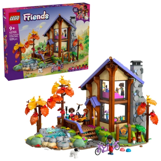 Imagine LEGO FRIENDS CABANA PRIMITOARE IN PADURE TOAMNA 42705