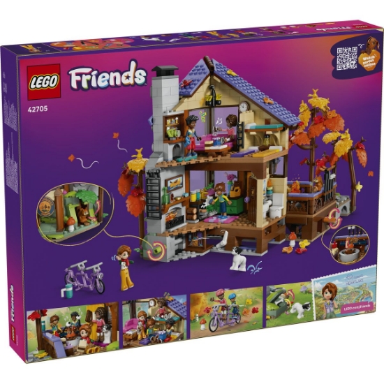 Imagine LEGO FRIENDS CABANA PRIMITOARE IN PADURE TOAMNA 42705