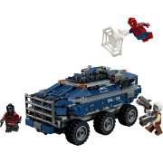 Imagine LEGO MARVEL SPIDERMAN URMARIRE CU OMUL PAIANJEN SI MASINA INCHISORII 76349