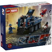 Imagine LEGO MARVEL SPIDERMAN URMARIRE CU OMUL PAIANJEN SI MASINA INCHISORII 76349