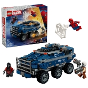 Imagine LEGO MARVEL SPIDERMAN URMARIRE CU OMUL PAIANJEN SI MASINA INCHISORII 76349