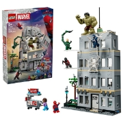 Imagine LEGO MARVEL SPIDERMAN CONFRUNTAREA MEMORABILA DINTRE OMUL PAIANJEN SI HULK 76350