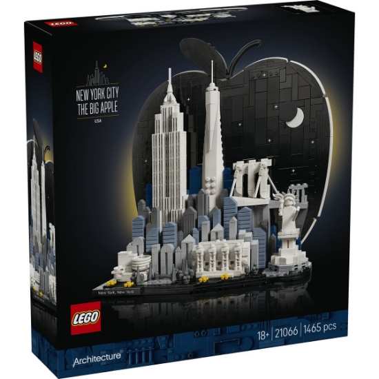 Imagine LEGO ARHITECTURE NEW YORK CITY THE BIG APPLE 21066