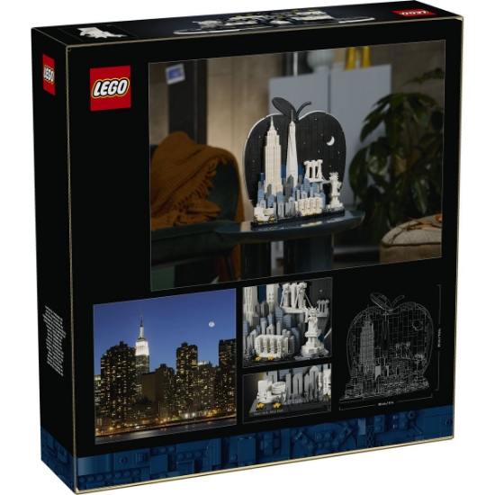 Imagine LEGO ARHITECTURE NEW YORK CITY THE BIG APPLE 21066
