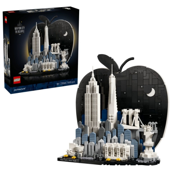 Imagine LEGO ARHITECTURE NEW YORK CITY THE BIG APPLE 21066