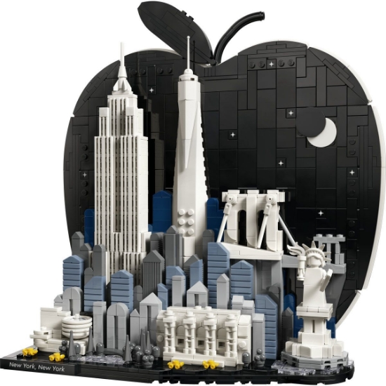 Imagine LEGO ARHITECTURE NEW YORK CITY THE BIG APPLE 21066