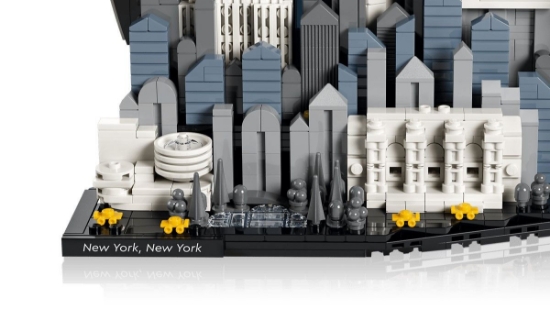 Imagine LEGO ARHITECTURE NEW YORK CITY THE BIG APPLE 21066