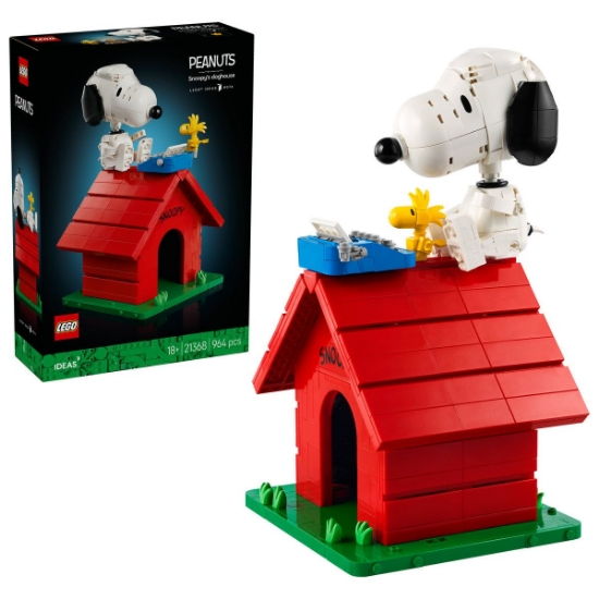Imagine LEGO IDEAS PEANUTS CASUTA LUI SNOOPY 21368