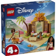 Imagine LEGO DISNEY MOANA CASA TRADITIONALA SI BARCUTA 43282