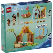Imagine LEGO DISNEY MOANA CASA TRADITIONALA SI BARCUTA 43282