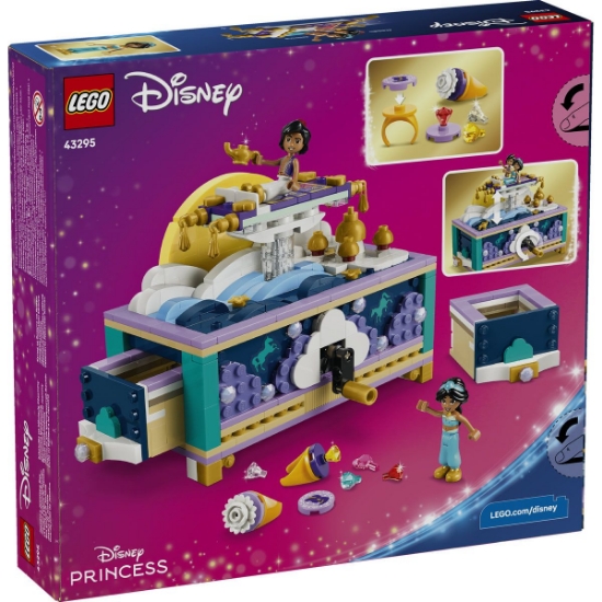 Imagine LEGO DISNEY PRINCESS CUTIA CU BIJUTERII A LUI JASMINE 43295