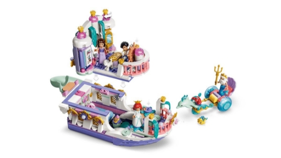 Imagine LEGO DISNEY PRINCESS BARCA NUNTII REGALE A LUI ARIEL 43299