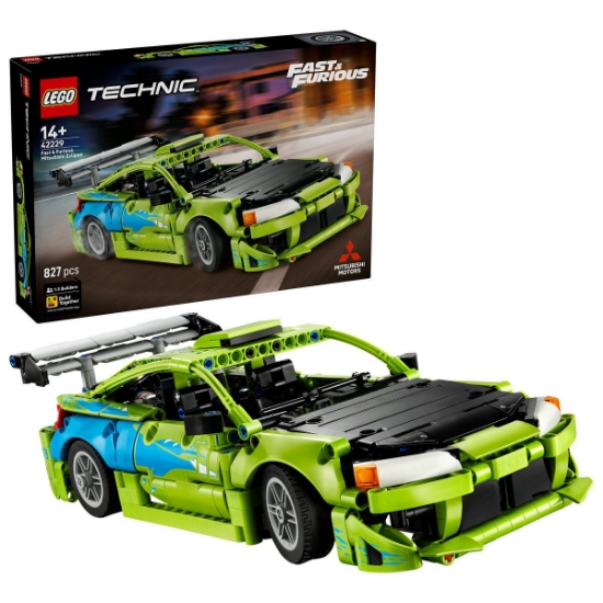 Imagine LEGO TECHNIC MASINA MITSUBISHI ECLIPSE DIN FAST AND FURIOUS 42229