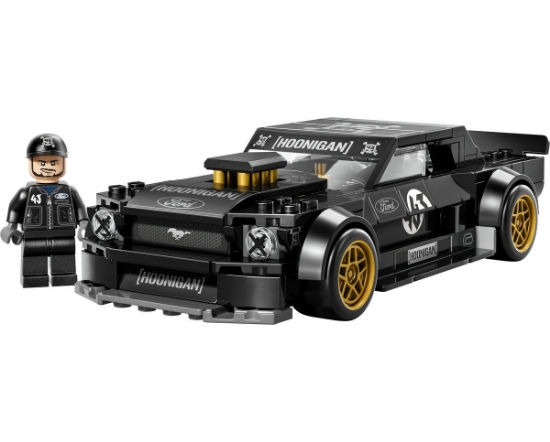 Imagine LEGO SPEED CHAMPIONS FORD MUSTANG HOONICORN V1 AL LUI KEN BLOCK 77262