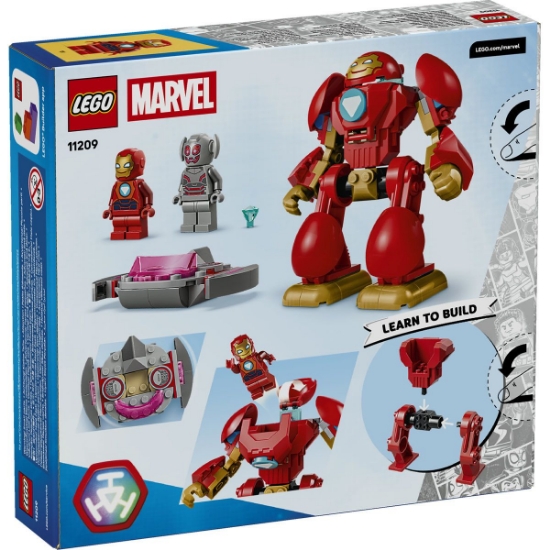 Imagine LEGO MARVEL IRON MAN SI PRIETENII SAI UIMITORI ULTRON VS IRON MAN 11209