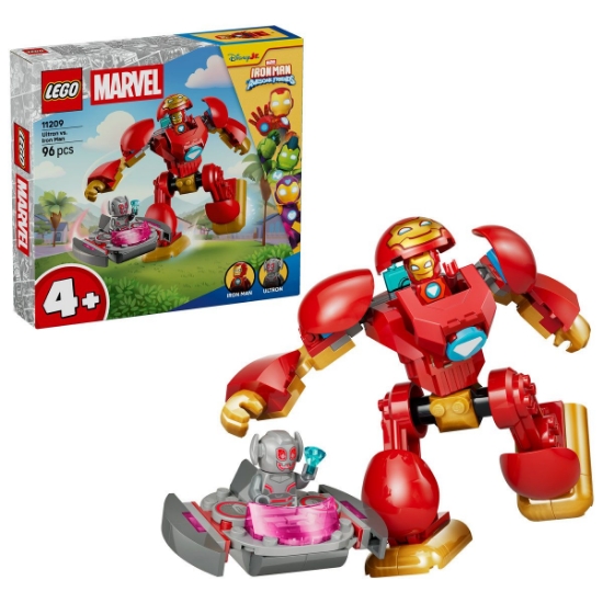Imagine LEGO MARVEL IRON MAN SI PRIETENII SAI UIMITORI ULTRON VS IRON MAN 11209