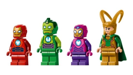 Imagine LEGO MARVEL IRON MAN SI PRIETENII SAI UIMITORI LOKI VS ECHIPA LUI IRON MAN 11211