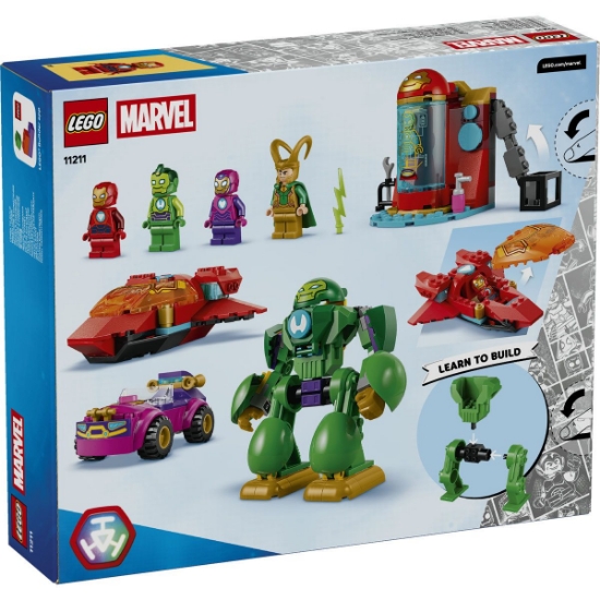 Imagine LEGO MARVEL IRON MAN SI PRIETENII SAI UIMITORI LOKI VS ECHIPA LUI IRON MAN 11211