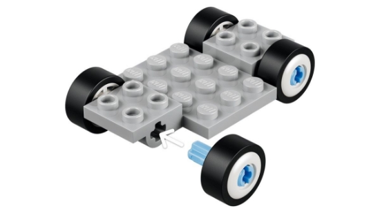 Imagine LEGO BLUEY BINGO SI BLUE SE JOACA DE A BUNICUTELE 11216