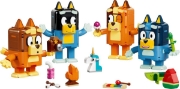Imagine LEGO BLUEY FAMILIA LUI BLUE DIN CARAMIZI 11217