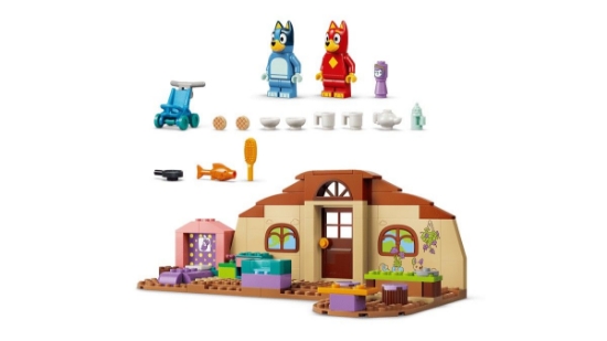 Imagine LEGO BLUEY LA SCOALA CU RUSTY SI BLUE 11221