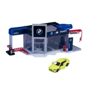 Imagine MAJORETTE SET SHOWROOM AUTO BMW CU MASINUTA INCLUSA BMW M3