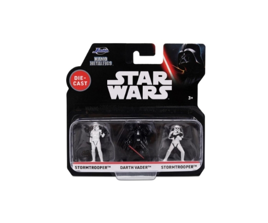 Imagine JADA STAR WARS SET 3 NANO FIGURINE METALICE 4CM
