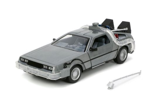 Imagine JADA BACK TO THE FUTURE MASINUTA METALICA MASINA TIMPULUI SCARA 1 LA 24