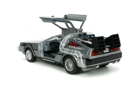 Imagine JADA BACK TO THE FUTURE MASINUTA METALICA MASINA TIMPULUI SCARA 1 LA 24