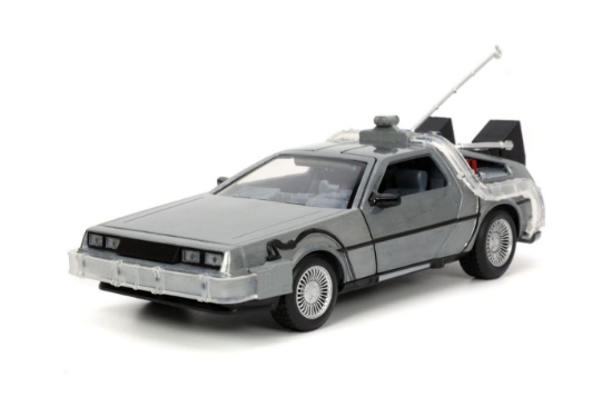 Imagine JADA BACK TO THE FUTURE MASINUTA METALICA MASINA TIMPULUI SCARA 1 LA 24