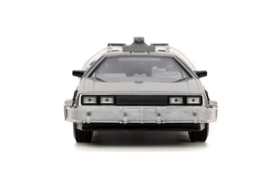 Imagine JADA BACK TO THE FUTURE MASINUTA METALICA MASINA TIMPULUI SCARA 1 LA 24
