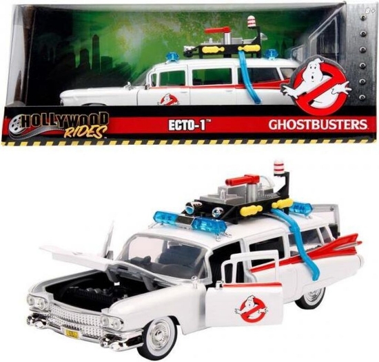 Imagine JADA MASINUTA METALICA GHOSTBUSTERS ECTO 1 SCARA 1 LA 24