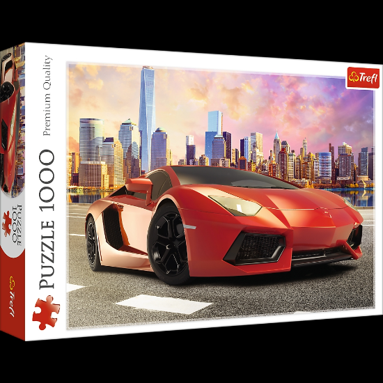 Imagine Puzzle Trefl 1000 Lamborghini roșu